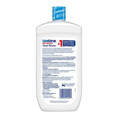 Biotene Dry Mouth Oral Rinse Fresh Mint, 1-liter Bottle - 04858200440-Single - LL Medico