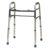 BodyMed 2 Button Folding Walker w/o Wheels - ZZRWAL02 - LL Medico