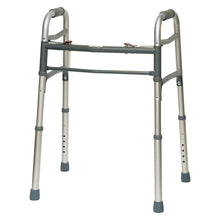 BodyMed 2 Button Folding Walker w/o Wheels - ZZRWAL02 - LL Medico