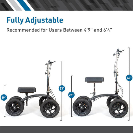 BodyMed All - Terrain Knee Walker - ZZRWAL03AT - LL Medico
