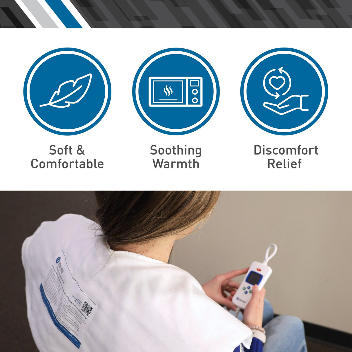 BodyMed Digital Moist Heating Pad - ZZHP1427BLK - LL Medico