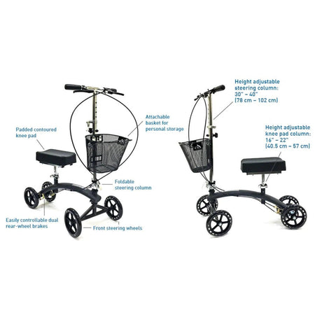 BodyMed Premium Knee Walker - ZZRWAL03 - LL Medico