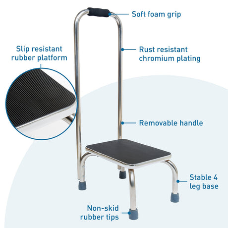 BodyMed Step Stool with Handle - BDMSSWH - LL Medico