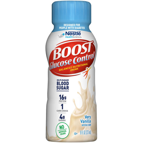Boost Glucose Control Nutritional Drink, Very Vanilla, 8 oz - 00041679157800-Single - LL Medico