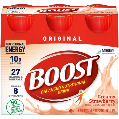 Boost Original Nutritional Drink, Creamy Strawberry, 8 oz - BOO00041679676363-Single - LL Medico