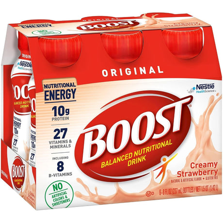 Boost Original Nutritional Drink, Creamy Strawberry, 8 oz - BOO00041679676363-Single - LL Medico