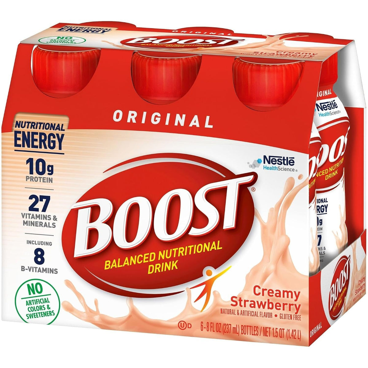 Boost Original Nutritional Drink, Creamy Strawberry, 8 oz - BOO00041679676363-Single - LL Medico