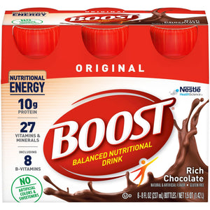 Boost Original Ready to Drink Nutritional Drink, Rich Chocolate, 8 oz - 00041679675366-Single - LL Medico