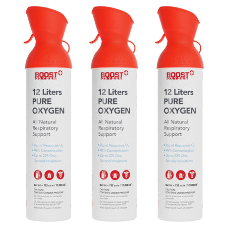 Boost Oxygen Canister Boost Oxygen Adult Rapid Response 12 Liter - P801-12-Single - LL Medico