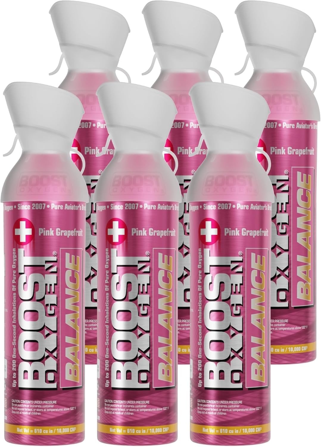 Boost Oxygen Canister, Pink Grapefruit - BOO723-Single - LL Medico
