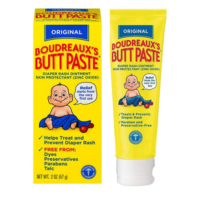 Boudreaux's Original Butt Paste Diaper Rash Treatment, Scented, 2-ounce tube - 62103033302-Single - LL Medico