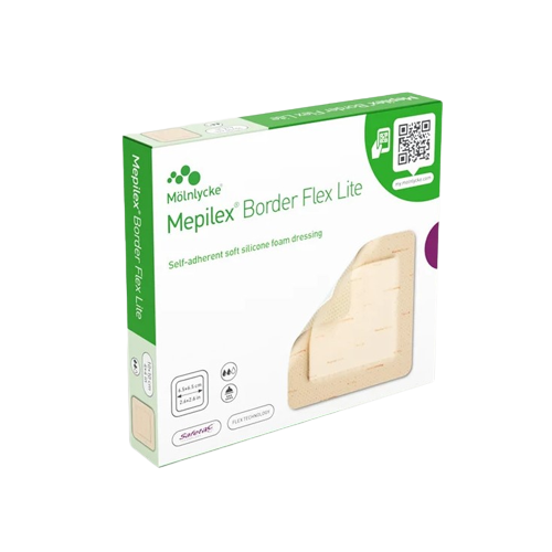 Mepilex Border Flex Lite Silicone Foam Dressing, 6 x 6 Inch