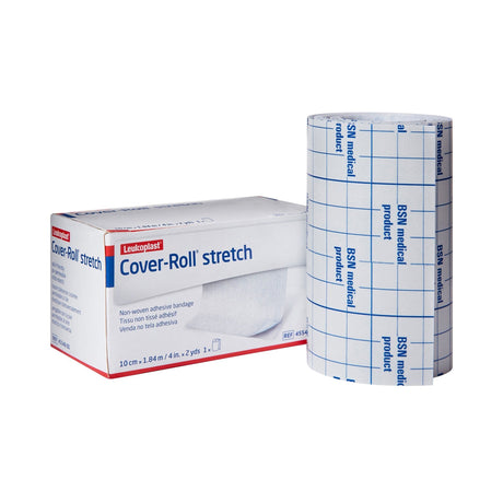 BSN Medical Cover-Roll Stretch Dressing Retention Tape With Liner, Non-Sterile, White, 4" x 2 Yard - 45548-Box - LL Medico
