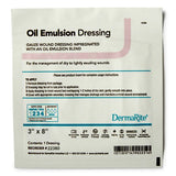DermaRite Oil Emulsion Impregnated Dressing, 3 x 8 Inch