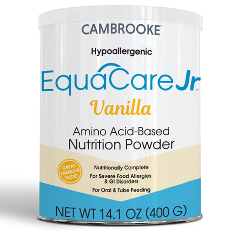 Cambrooke EquaCare Jr Amino Acid-Based Pediatric Oral Supplement, Vanilla, 14.1 oz - 48102-Single - LL Medico