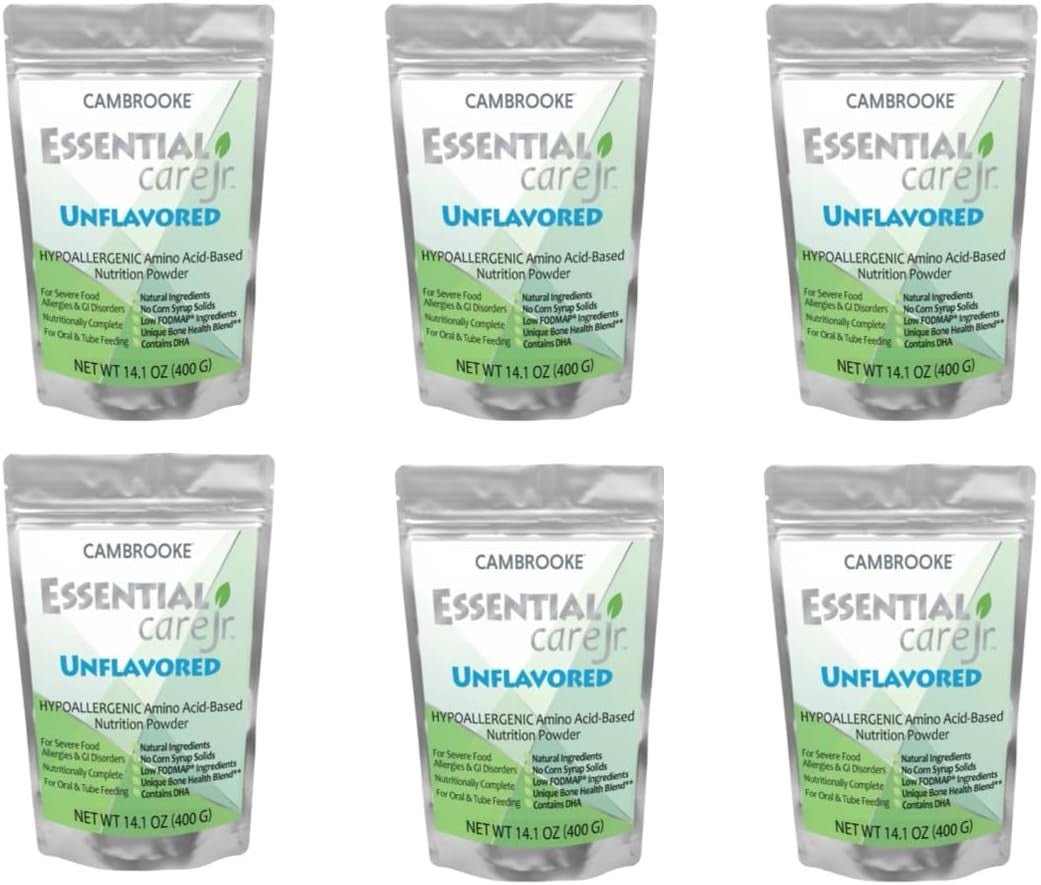 Cambrooke Essential Care Jr Hypoallergenic Amino Acid-Based Nutrition Powder, Unflavored, 14.1 oz - 48021-Single - LL Medico
