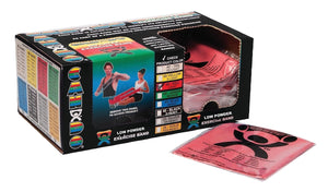CanDo Low-Powder Exercise Resistance Band, Red, Light, 6 Yard - 10-5212-Single - LL Medico