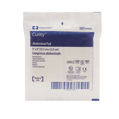 Cardinal Health Curity Abdominal Pad, Sterile, 5" x 9" - 9190A-Tray - LL Medico