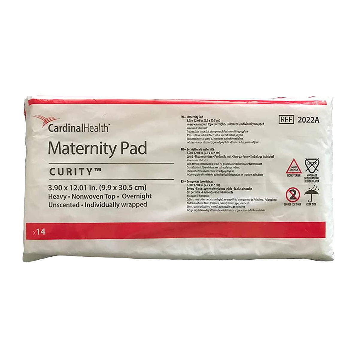 Cardinal Health Curity OB Maternity Pad, Heavy - 2022A-Pack - LL Medico