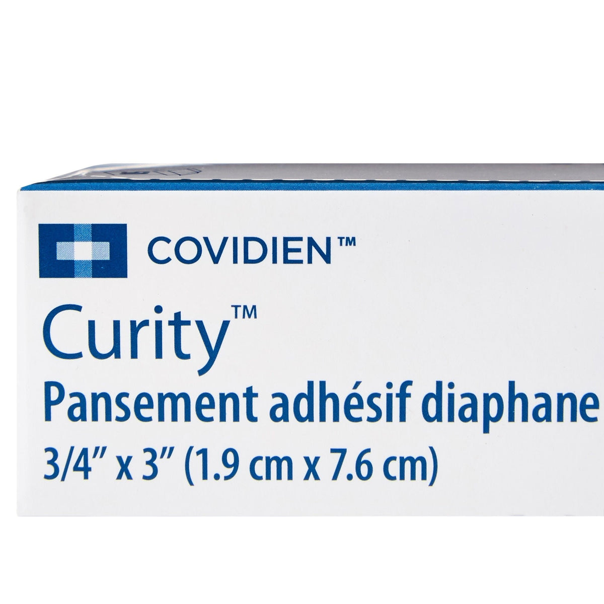 Cardinal Health Curity Sheer Adhesive Strip, Sterile, ¾ x 3" - 44118-Box - LL Medico