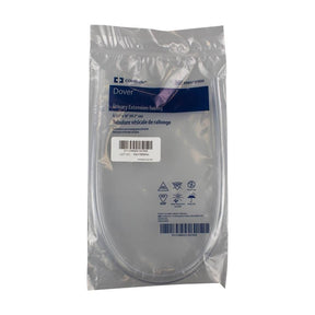 Cardinal Health Dover Urinary Extension Tube with Latex Connector, 8.5mm x 18" - 8884731900-Single - LL Medico