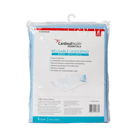 Cardinal Health Essentials Reusable Underpad - ZRUP3654R - LL Medico