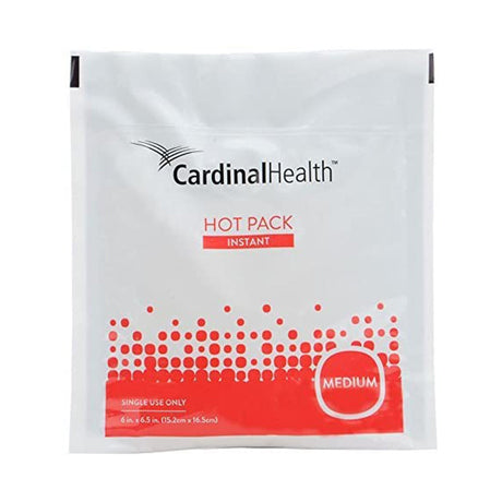 Cardinal Health Instant Hot Pack, Medium, 6 x 6½ Inch, Disposable - 11450-040B-Single - LL Medico