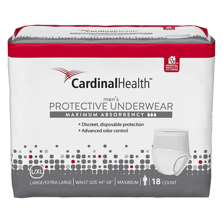 Cardinal Health Men's Protective Underwear, Maximum - UWMSMD20-Pack - LL Medico