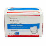 Cardinal Health Sure Care Super Underwear, Maximum Absorbency - 1205A-Pack - LL Medico