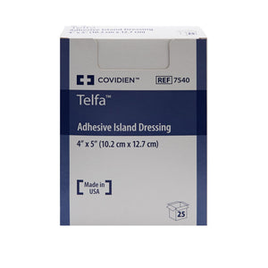 Cardinal Health Telfa Island Dressing, Rectangle Sterile - 7540--Box - LL Medico