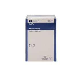 Cardinal Health Telfa Island Dressing, Rectangle Sterile Film Backing - 6017-Box - LL Medico