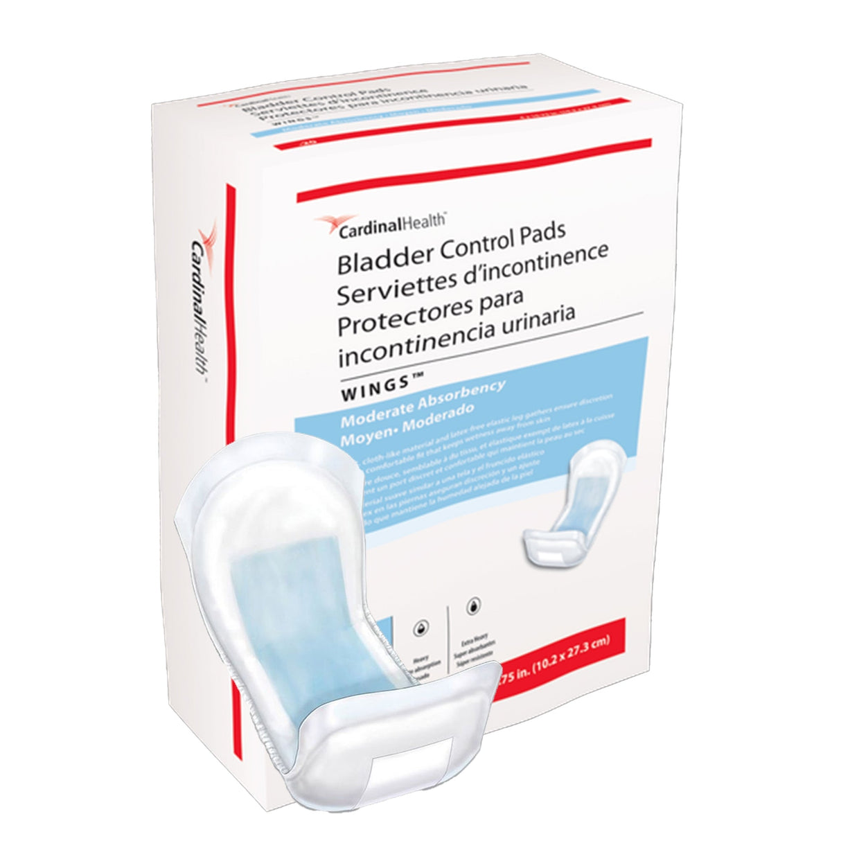 Cardinal Health Wings Bladder Control Pads - 1110B-Pack - LL Medico