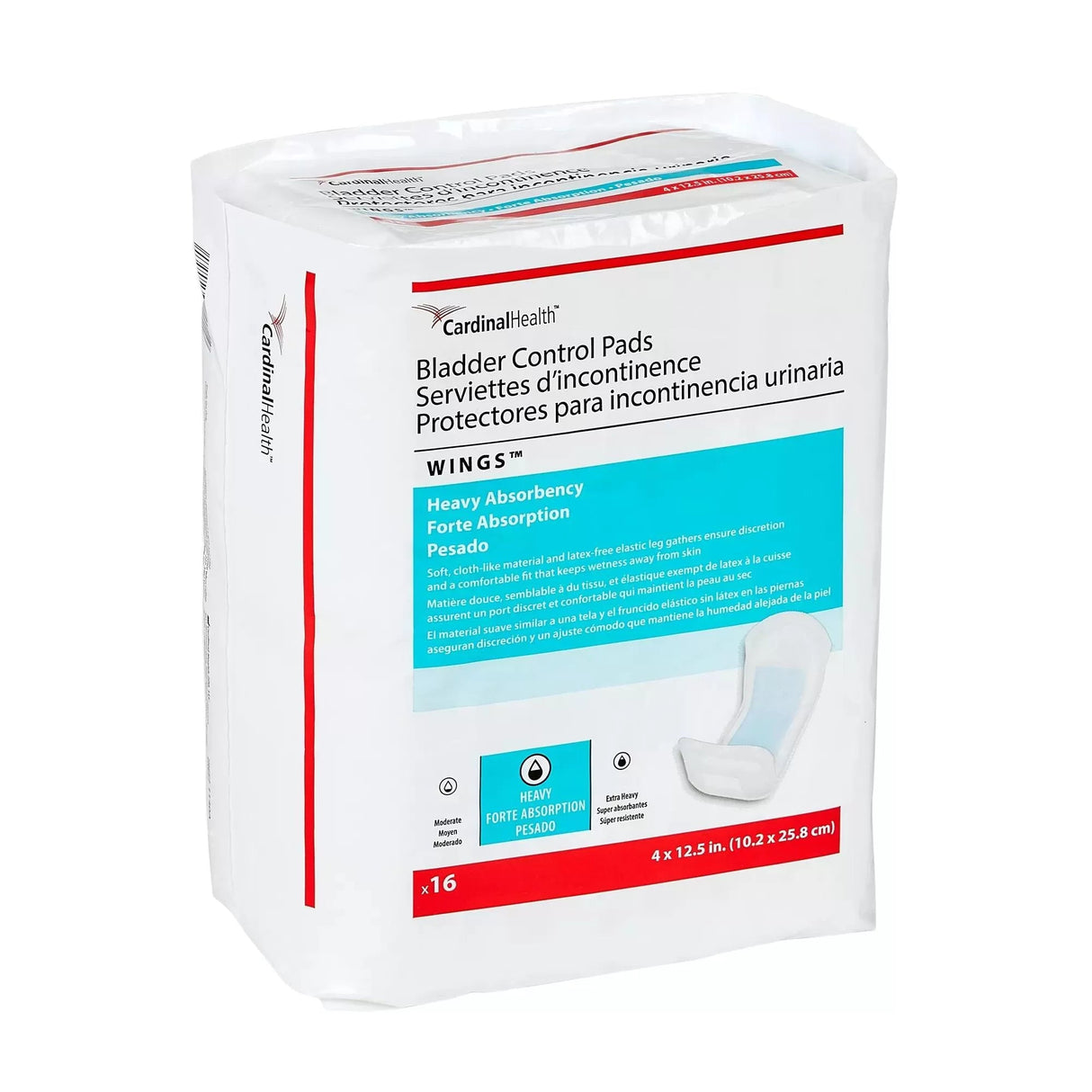 Cardinal Health Wings Bladder Control Pads - 1140A-Pack - LL Medico