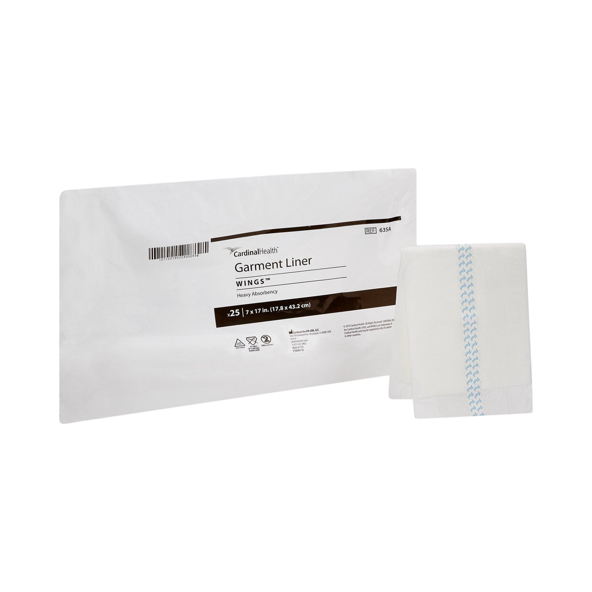 Cardinal Health Wings Garment Liner - 635A-Pack - LL Medico
