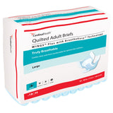 Cardinal Health Wings Quilted Adult Briefs with BreatheEasy Technology, Heavy Absorbency - 66134-Pack - LL Medico