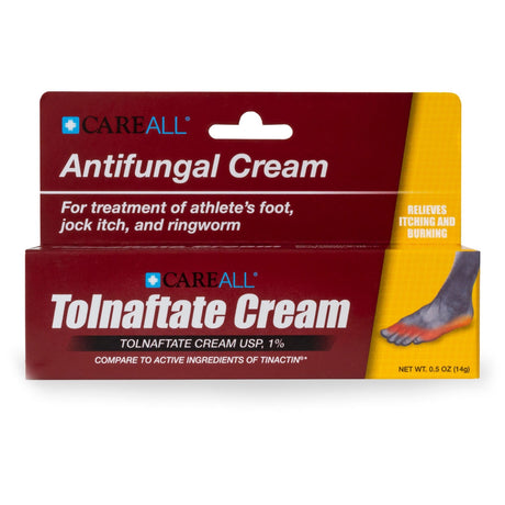 CareALL Tolnaftate Antifungal Cream, 1%, 0.5 oz Tube - AF5-Single - LL Medico