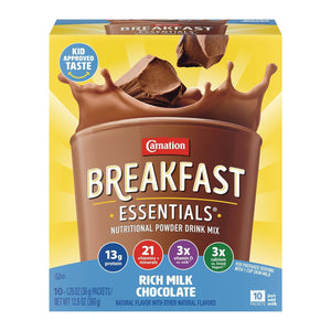 Carnation Breakfast Essentials Nutritional Drink Powder, Rich Milk Chocolate, 1.26 oz - CAR10050000530325-Single - LL Medico