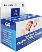 Carpal AID Carpal Tunnel Support Hand Patches, 30 Count - CA-30PK UNI-Pack - LL Medico