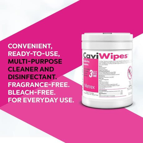 CaviWipes Disposable Germicidal Disinfecting Wipes - 13-1100-Single - LL Medico