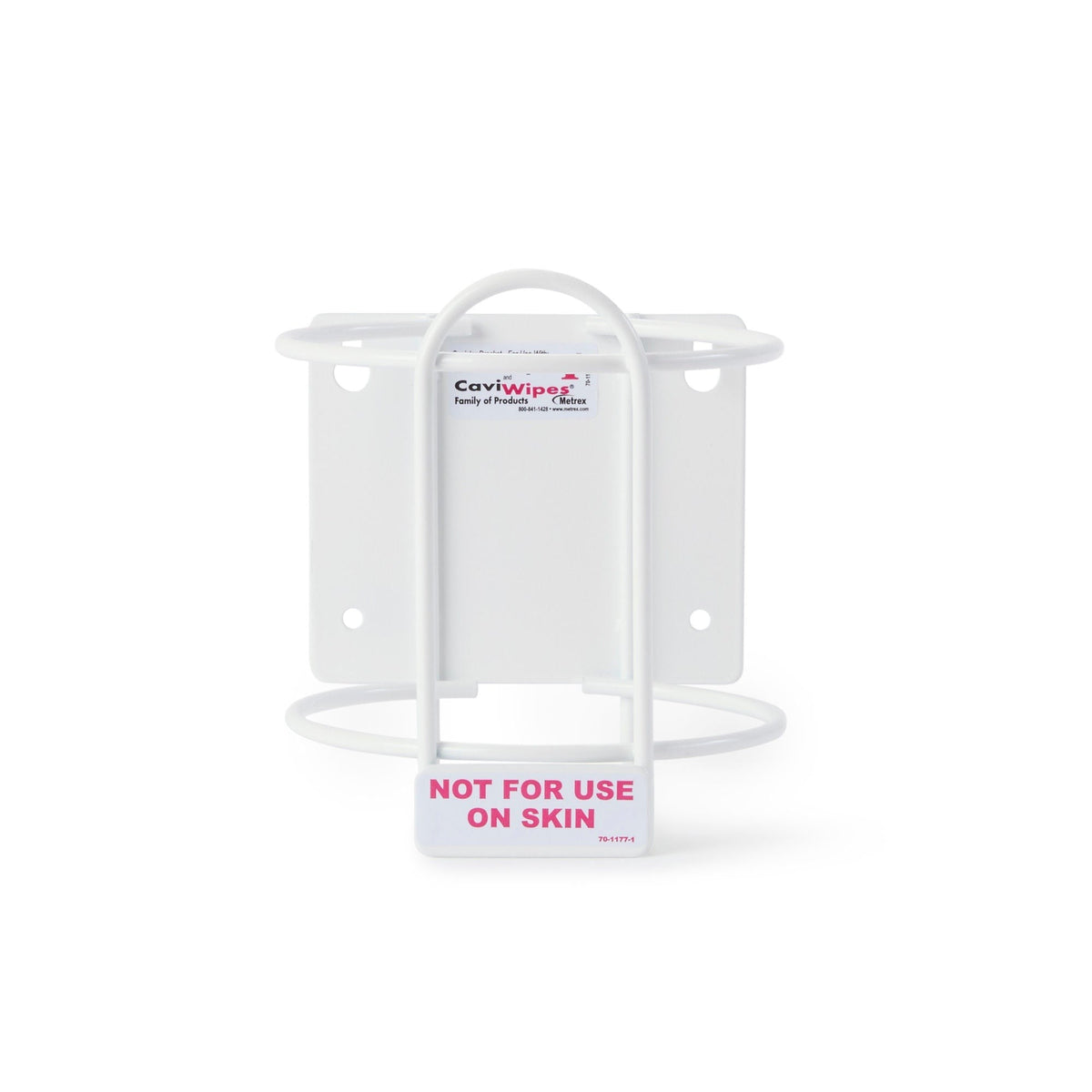 CaviWipes Wall Bracket, front view