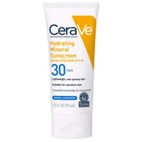 CeraVe Hydrating Mineral Sunscreen for Face, SPF 50, 2.5-ounce Tube - 60600051503-Single - LL Medico