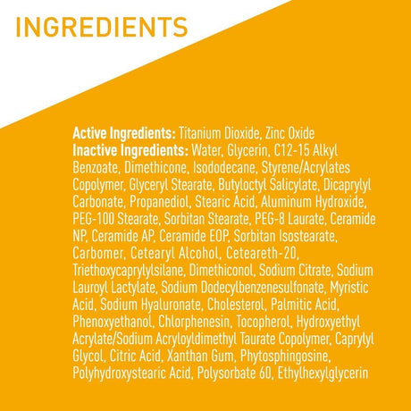 CeraVe Hydrating Mineral Sunscreen for Face SPF 50 Lotion, Unscented, 2.5 fl oz - 60600051503-Single - LL Medico