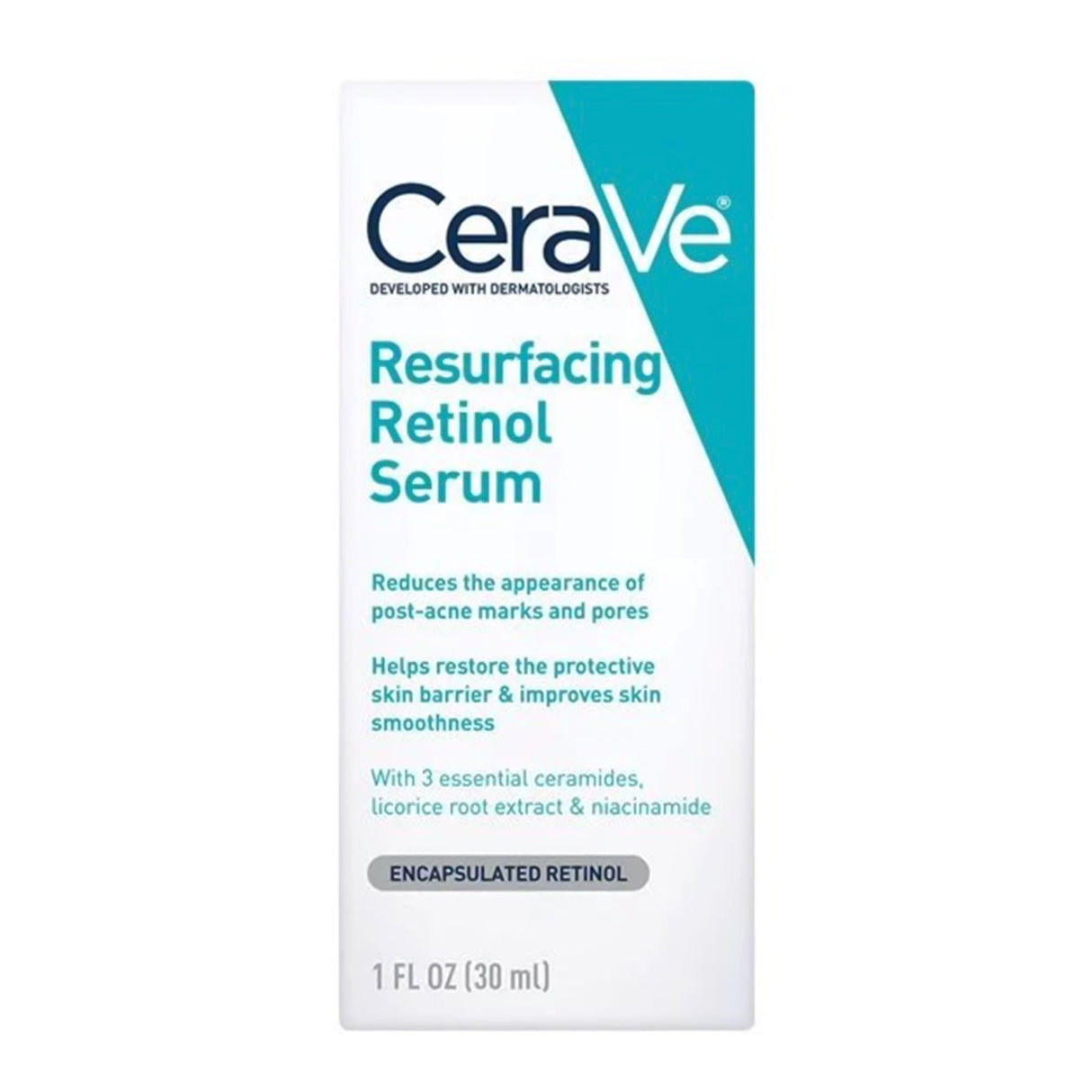 CeraVe Resurfacing Encapsulated Retinol Serum, 1-ounce Bottle - 60600051227-Single - LL Medico