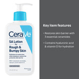 CeraVe SA Lotion For Rough and Bumpy Skin Unscented, 8-ounce Pump Bottle - 60600053771-Single - LL Medico