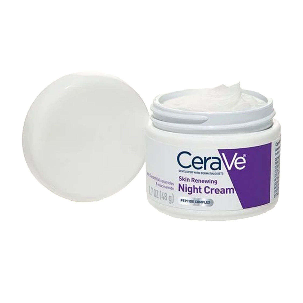 CeraVe Skin Renewing Night Cream Peptide Complex, 48-gram Jar - 60600053760-Single - LL Medico