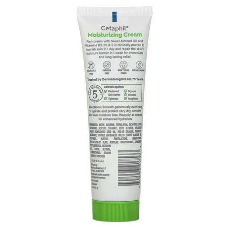 Cetaphil Moisturizing Lotion Dry to Normal Sensitive Skin Unscented, 3 oz. Tube - 30299391753-Single - LL Medico