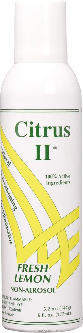 Citrus II Air Freshener Odor Eliminator, Lemon Scent, 5.2 Oz - 632112924-Single - LL Medico