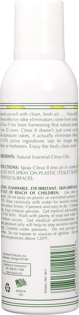 Citrus II Air Freshener Odor Eliminator, Lemon Scent, 5.2 Oz - 632112924-Single - LL Medico