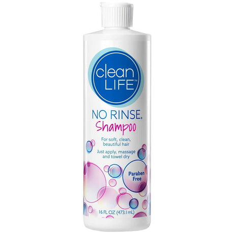 CleanLife No Rinse Shampoo, 16 oz Bottle - 00200-Single - LL Medico