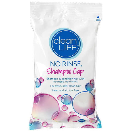 CleanLife No Rinse Shampoo Cap - 02000-Single - LL Medico